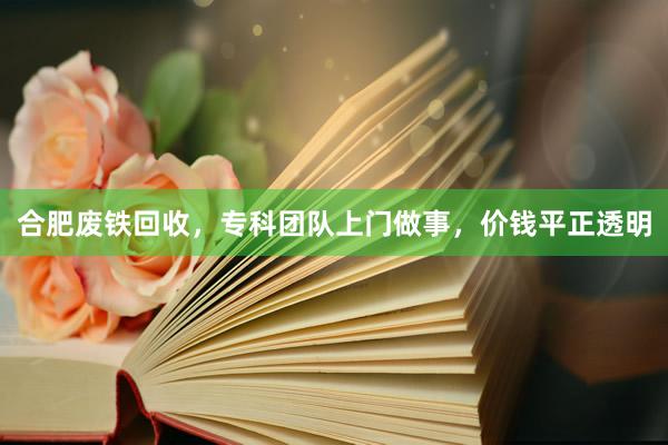 合肥废铁回收，专科团队上门做事，价钱平正透明
