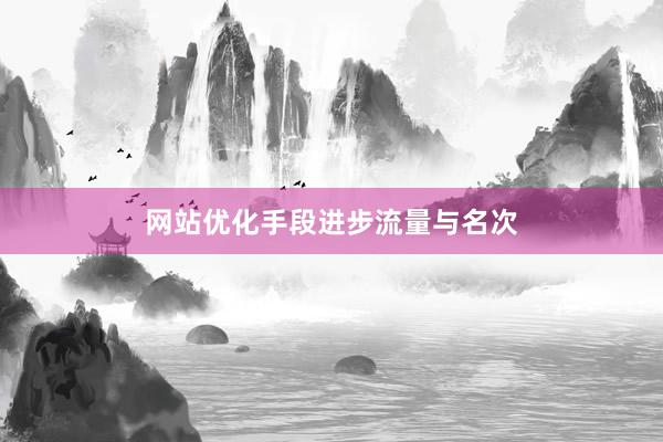 网站优化手段进步流量与名次